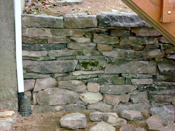 Dry Laid Stone Walls 5 | Mike Stacy Landscaping